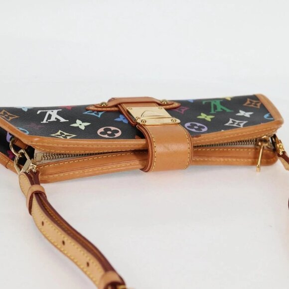 LOUIS VUITTON Monogram Multicolor Shirley Shoulder Bag Black - Picture 6 of 16